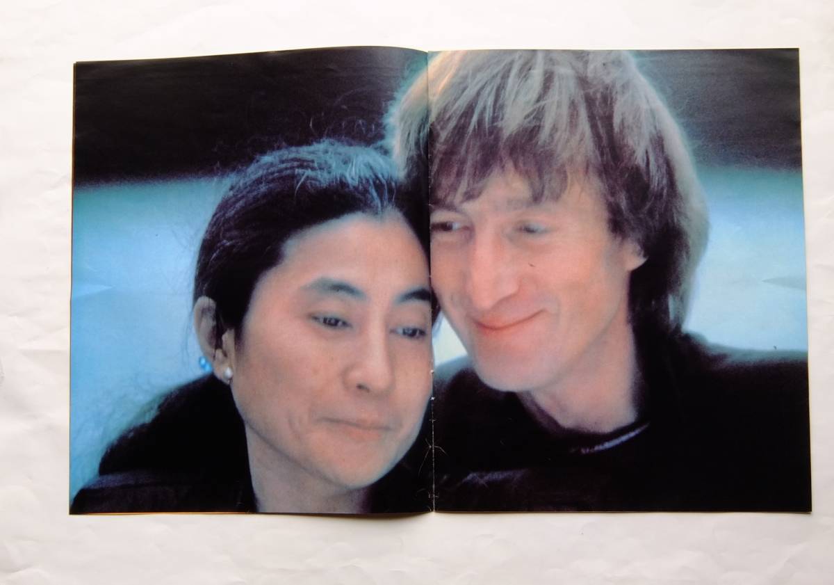 LP1枚。Double　Fantasy。ダブルファンタジ－。John　Lennon。ジョンレノン。Yoko　Ono。オノヨーコ。篠山紀信ポスタ－2部（写楽付録）_画像1