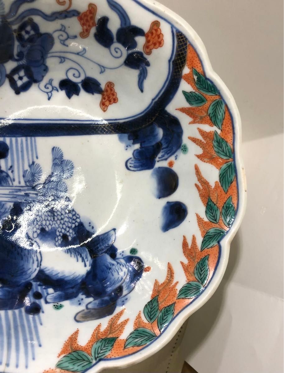 再々再々お値下げ 骨董 高台付皿 アンティーク 中古品 和洋折衷 再々再々お値下げ 骨董 高台付皿 アンティーク 中古品 和洋折衷