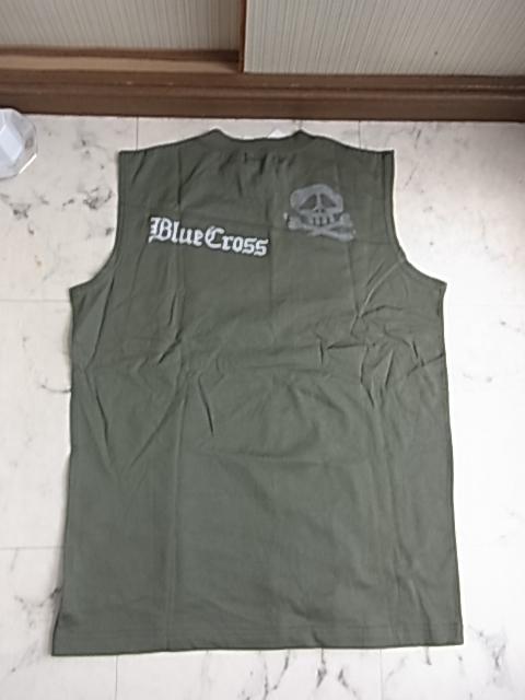 BLUE CROSS　  синий   крест    новый товар  бирка есть  ...　 неиспользуемый 　 мужчина ...　... рубашка  　 беговой 　...　...　 машина ... цвет 　 размер  Ｌ（160）