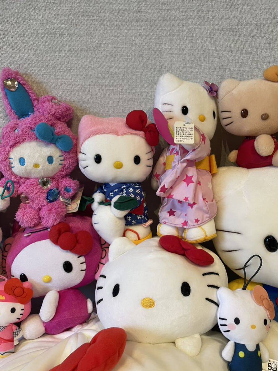 ハローキティ ぬいぐるみ まとめ 大量 卒業 当時物 希少レア ハローキティ ぬいぐるみ まとめ 大量 卒業 当時物 希少レア