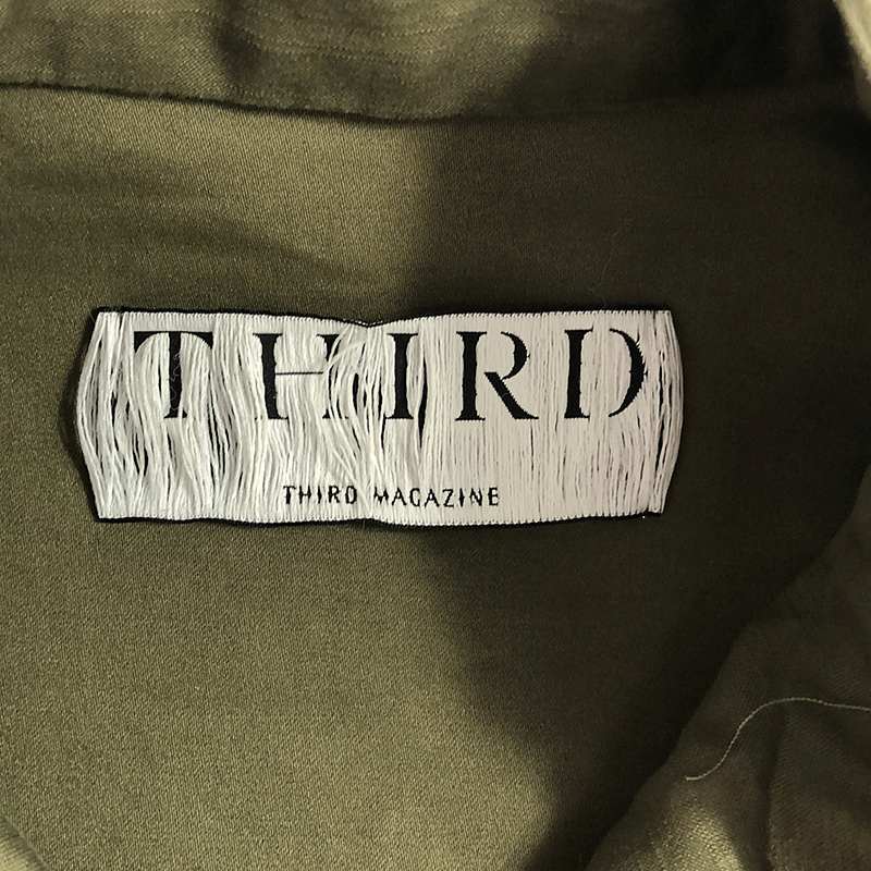 [ beautiful goods ] THIRD MAGAZINE / Sard magazine | waist car - ring military jacket | 9 | khaki | lady's 