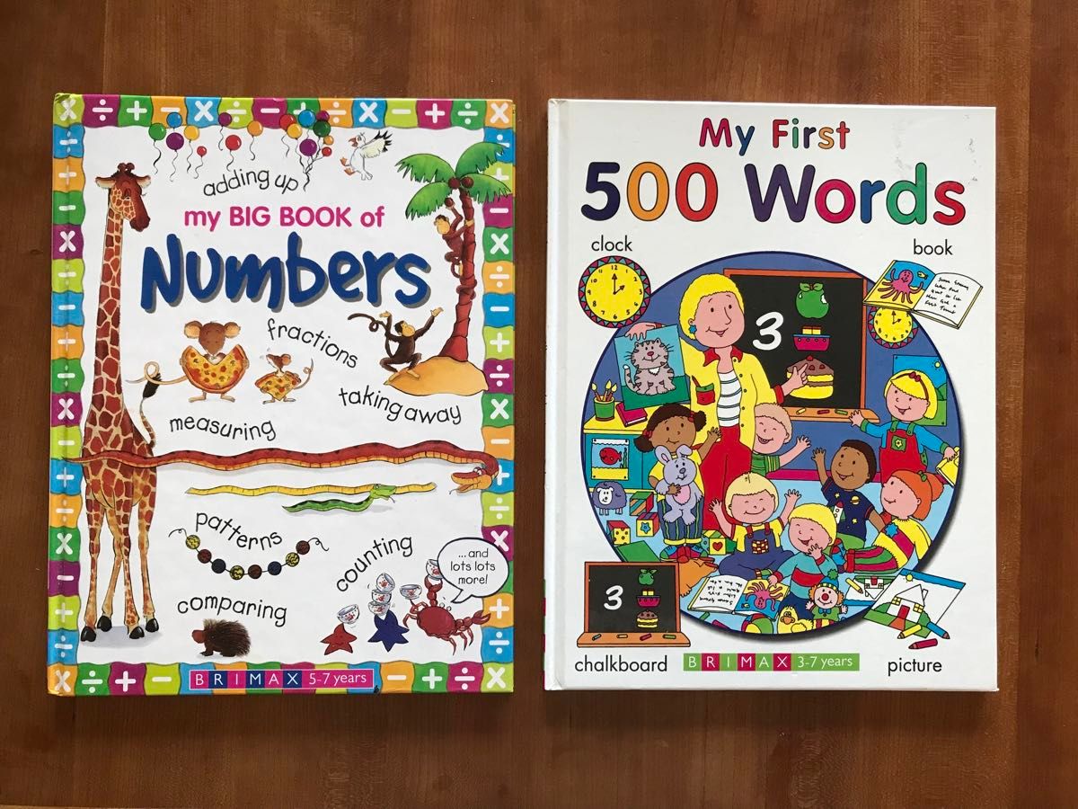 子供向け英語教材 大型サイズ絵本 単語と数 各1冊|Yahoo!フリマ 子供向け英語教材 大型サイズ絵本 単語と数 各1冊|Yahoo!フリマ
