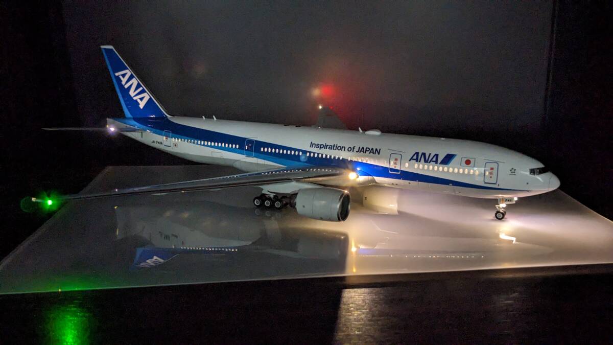 Yahoo!オークション - 1/200 ハセガワ製 ANA B777-200 LED組込 Yahoo!オークション - 1/200 ハセガワ製 ANA B777-200 LED組込
