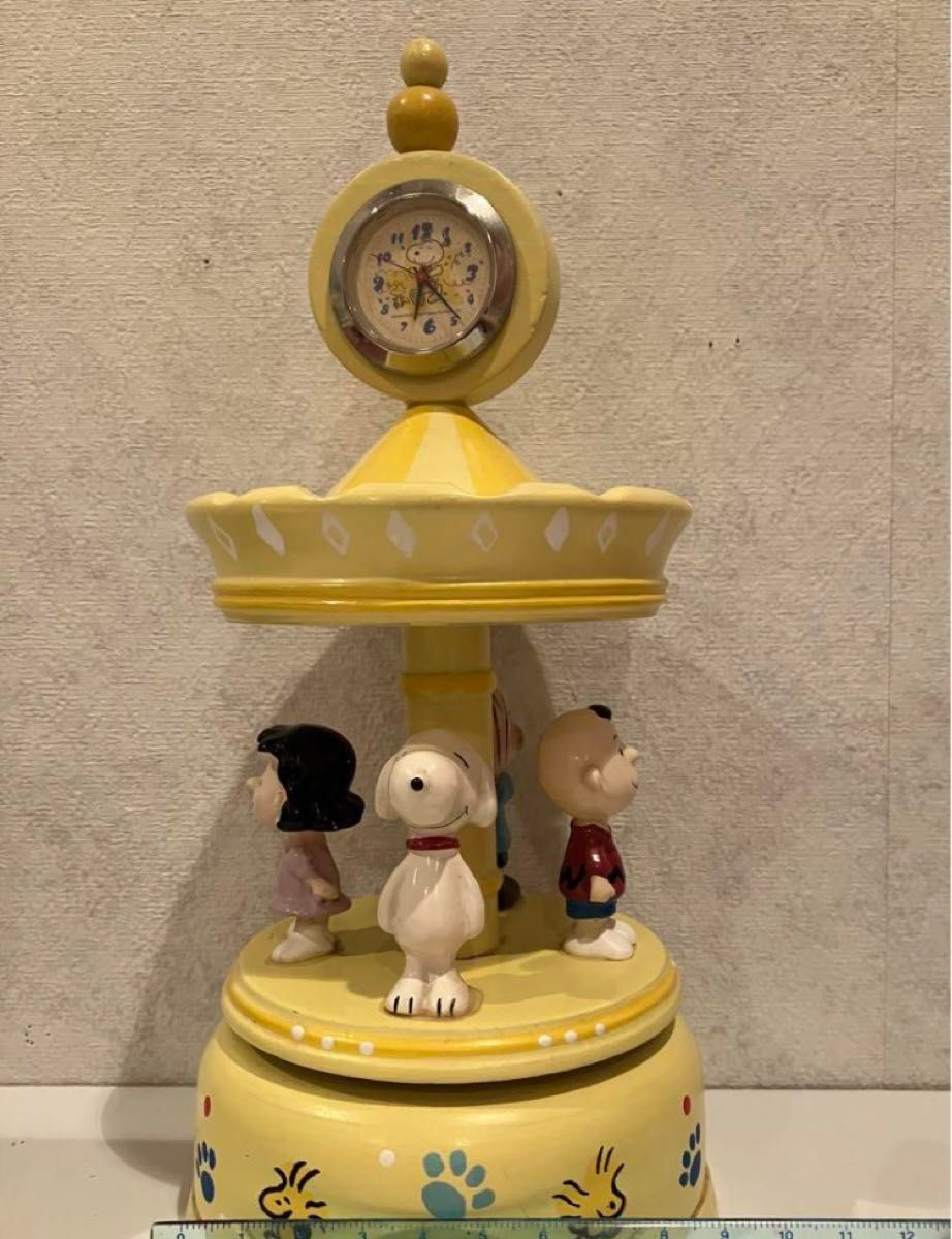 PEANUTS SNOOPY スヌーピー オルゴール レトロ 置物 PEANUTS SNOOPY スヌーピー オルゴール レトロ 置物