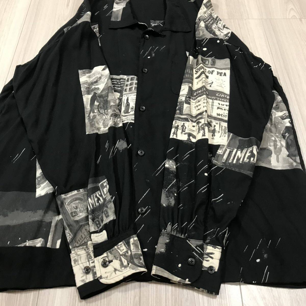 Porter Classic ALOHA LONG SHIRT TIMES SQUARE BLACKポーター Porter Classic ALOHA LONG SHIRT TIMES SQUARE BLACKポーター