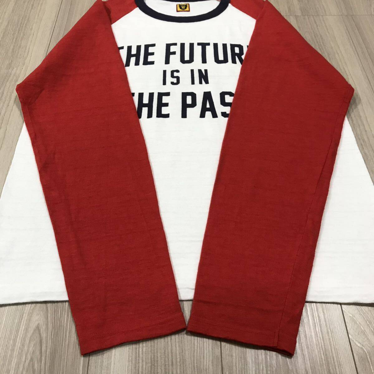 HUMAN MADE THE FUTURE IS IN THE PAST Tee BIG RED NAVY NIGO L HUMAN MADE THE FUTURE IS IN THE PAST Tee BIG RED NAVY NIGO L