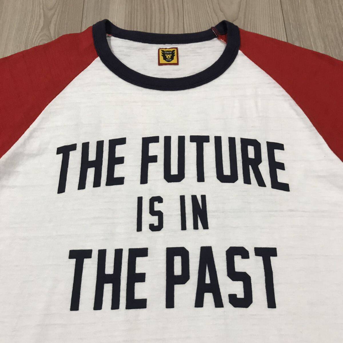 HUMAN MADE THE FUTURE IS IN THE PAST Tee BIG RED NAVY NIGO L HUMAN MADE THE FUTURE IS IN THE PAST Tee BIG RED NAVY NIGO L