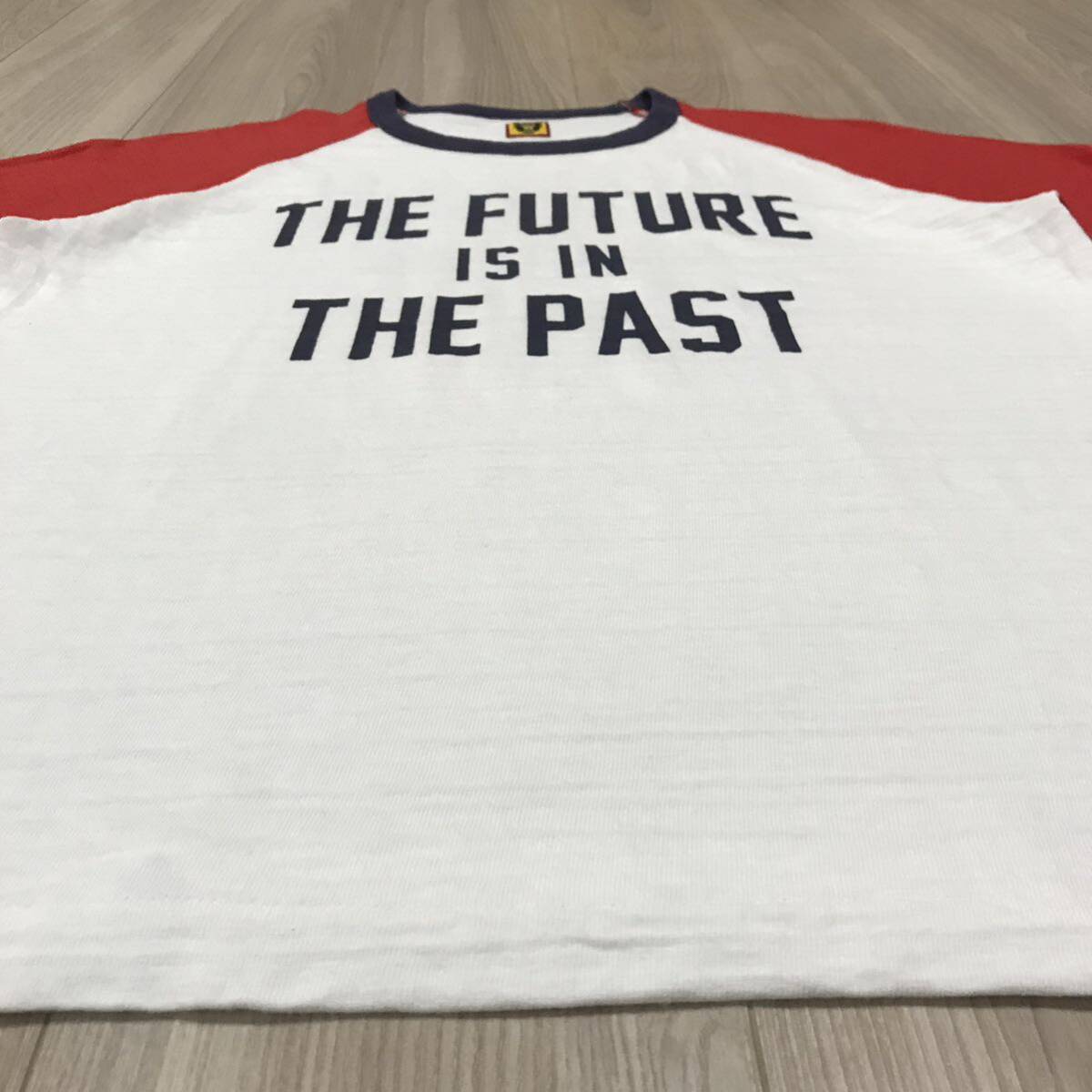 HUMAN MADE THE FUTURE IS IN THE PAST Tee BIG RED NAVY NIGO L HUMAN MADE THE FUTURE IS IN THE PAST Tee BIG RED NAVY NIGO L