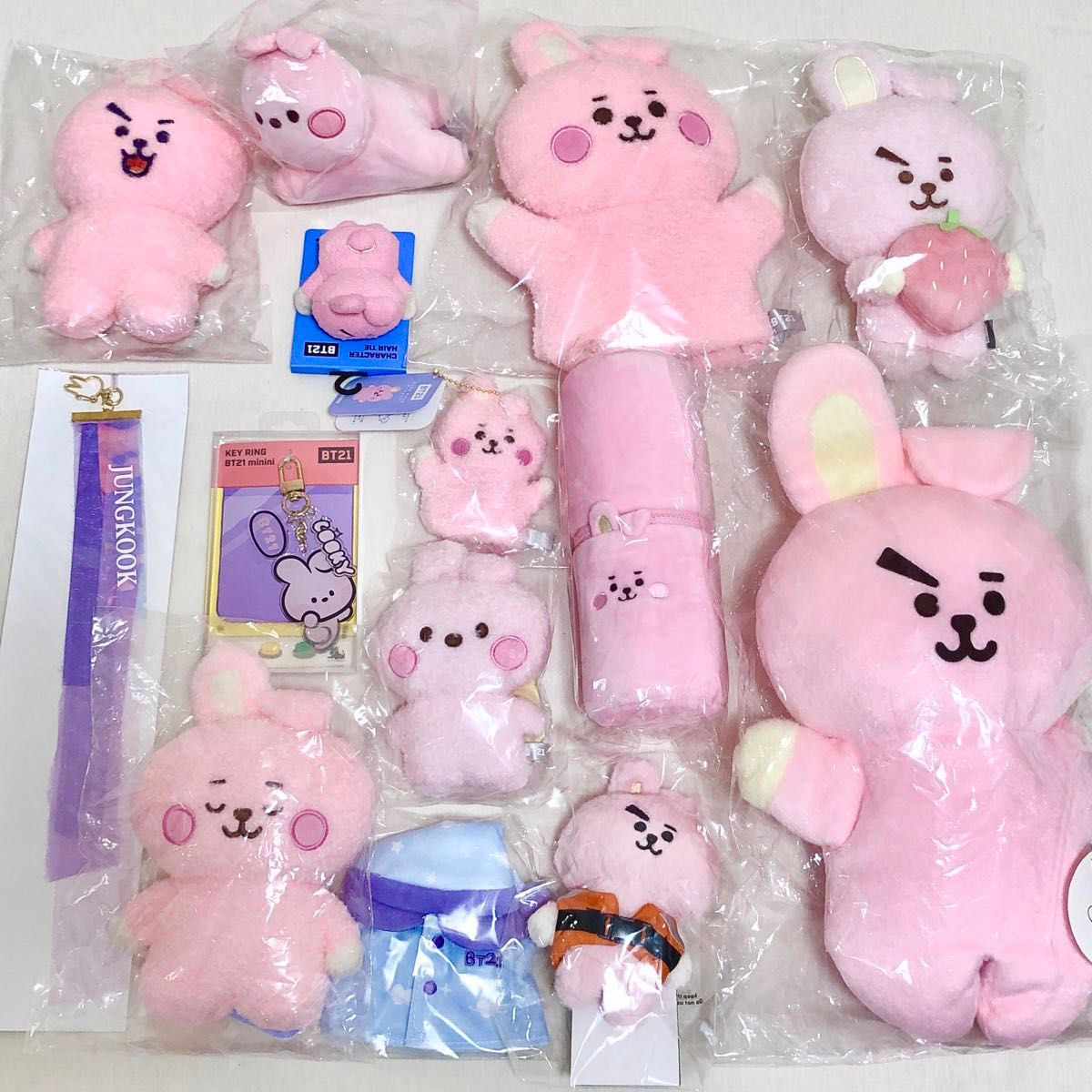 BTS BT21 COOKY ジョングク ぬいぐるみ まとめ売り jungkook BTS BT21 COOKY ジョングク ぬいぐるみ まとめ売り jungkook