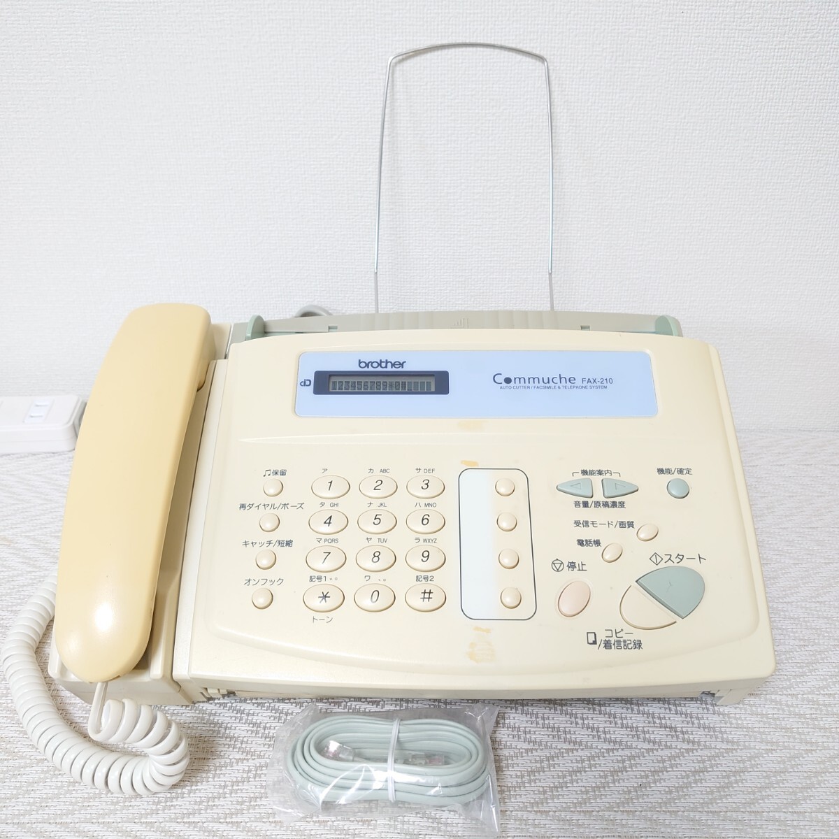 中古】(旧モデル) BROTHER パーソナル感熱紙ファクシミリ FAX 中古】(旧モデル) BROTHER パーソナル感熱紙ファクシミリ FAX