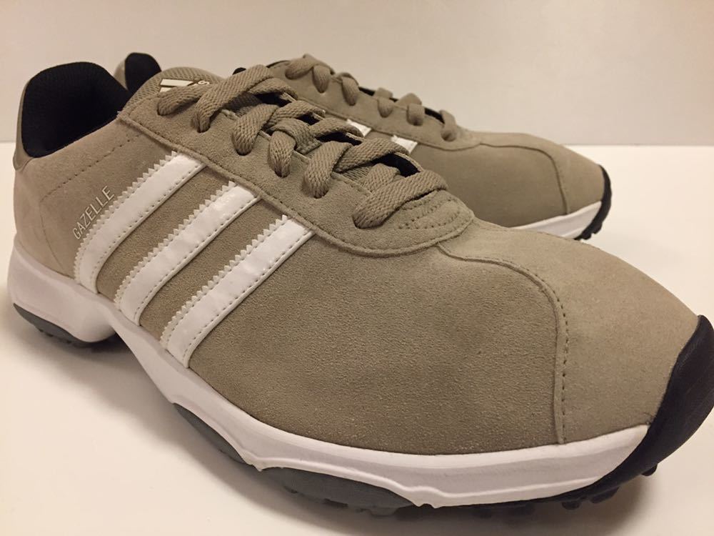 美品 希少 adidas gazelle golf アディダス ガゼル スエード ゴルフ ガッツレー 正規品 JP 27_画像2