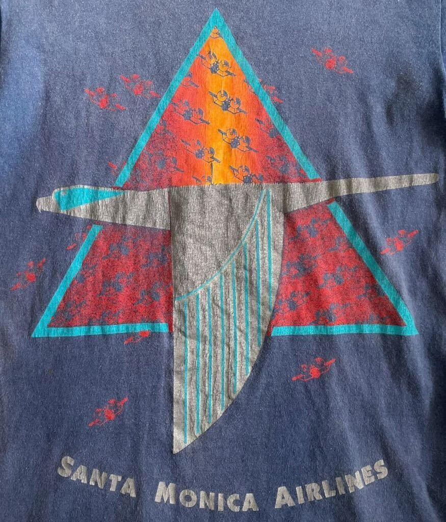 レア!! 名作!! 80s Santa Monica Airlines Logo T-Shirt STEDMAN レア!! 名作!! 80s Santa Monica Airlines Logo T-Shirt STEDMAN