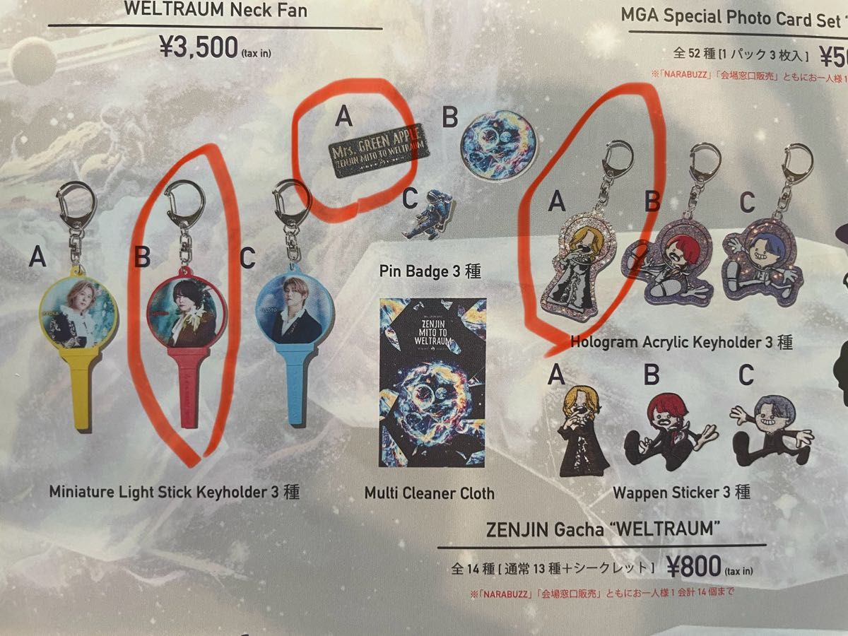 ミセスグリーンアップル ゼンジン ガチャ|Yahoo!フリマ(旧 ミセスグリーンアップル ゼンジン ガチャ|Yahoo!フリマ(旧
