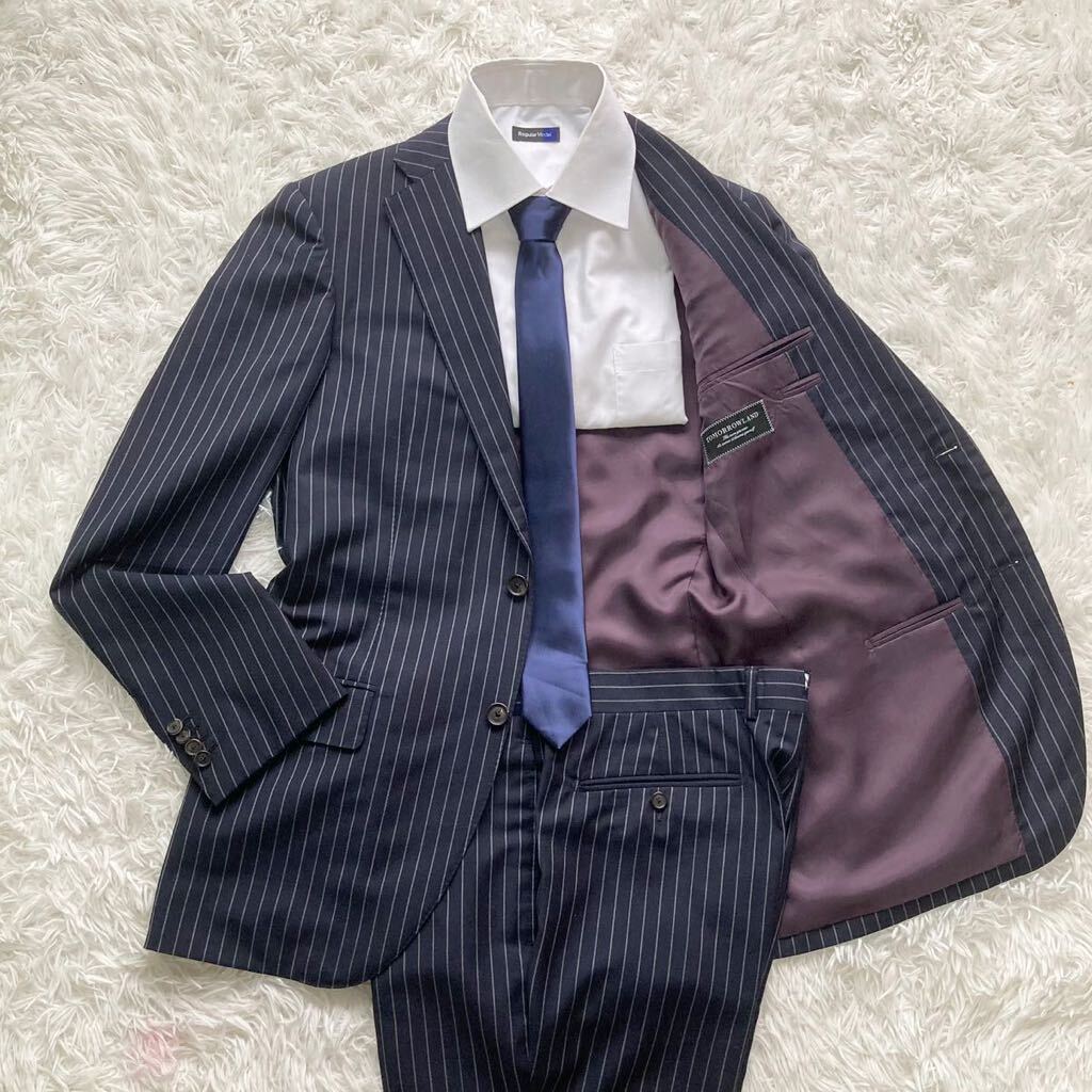 TOMORROWLAND Ermenegildo Zegna ストライプスーツ 追いやら TOMORROWLAND Ermenegildo Zegna ストライプスーツ 追いやら