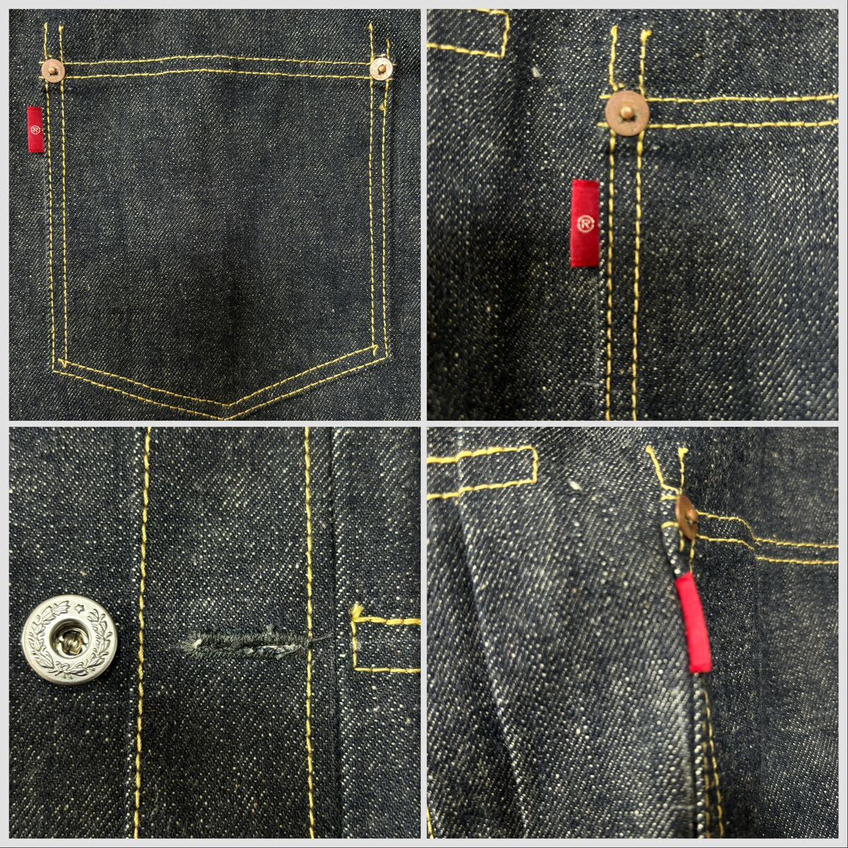 ハンドメイド インディゴ デニム 42 M S506XX 大戦モデル T ハンドメイド インディゴ デニム 42 M S506XX 大戦モデル T