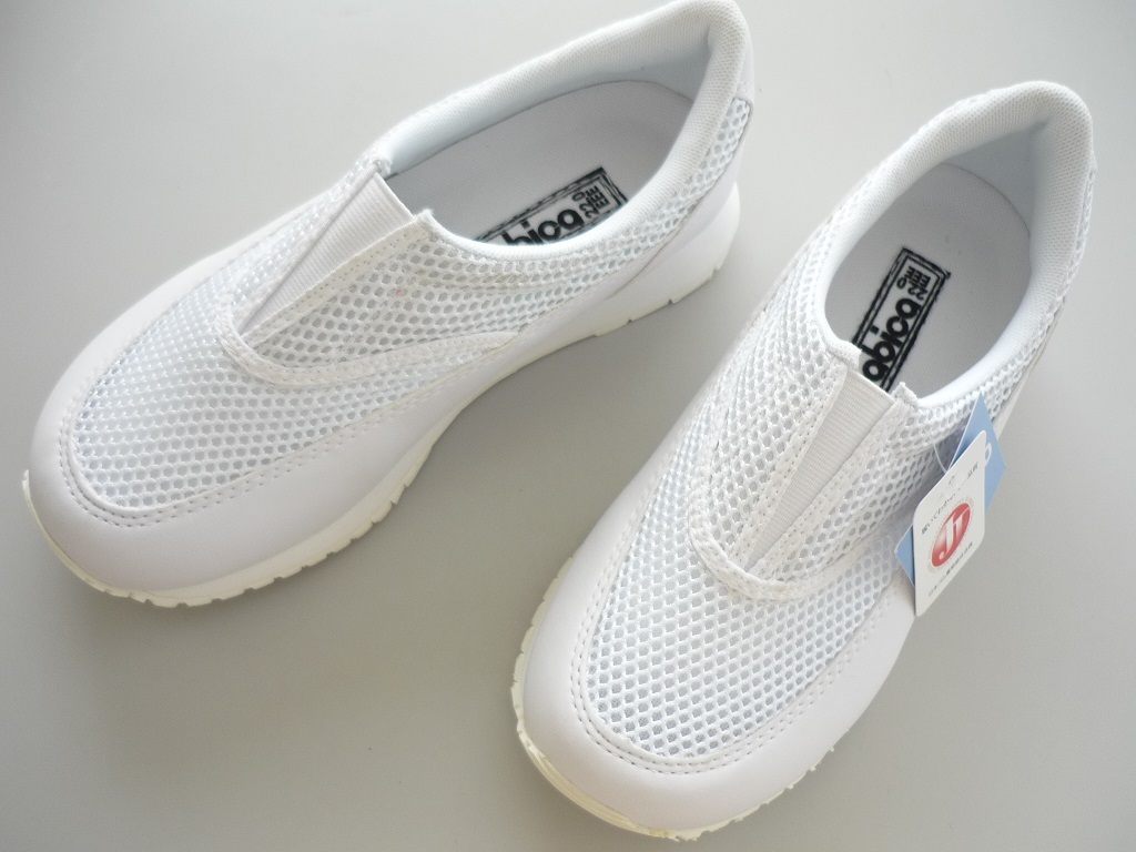 880/ exhibition goods . attaching cheap new goods! electro static charge prevention electrostatic function work shoes shoes 22cm white mesh . ventilation is good! light weight! slip-on shoes type! oil resistant combination 
