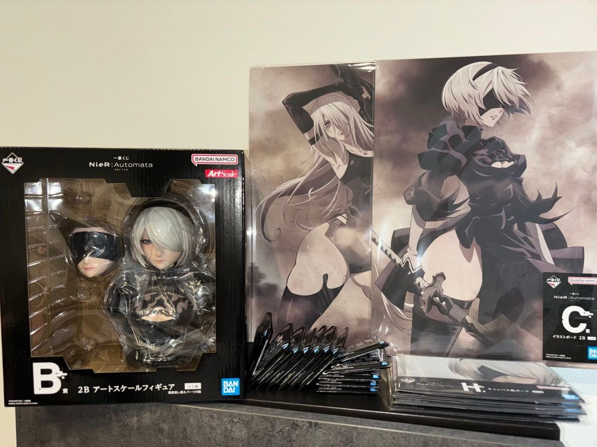 一番くじ ニーアオートマタ NieR Automata B賞 2Bアートスケール 一番くじ ニーアオートマタ NieR Automata B賞 2Bアートスケール