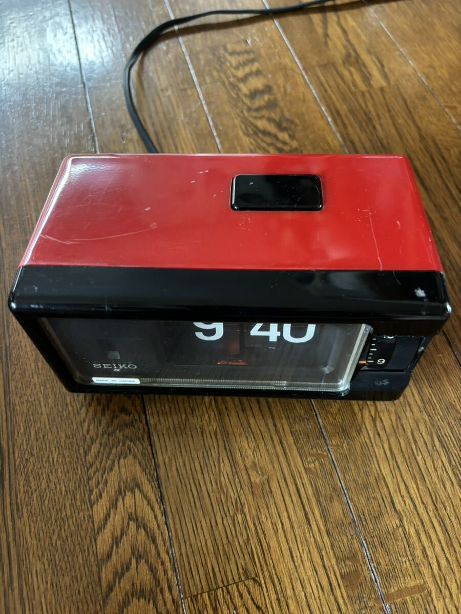 レア】セイコー SEIKO DP691T パタパタ時計 目覚まし時計4点セット