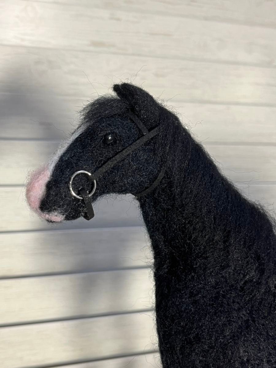 イクイノックス】ぬいぐるみ オブジェ 羊毛フェルト馬 競走馬 イクイノックス】ぬいぐるみ オブジェ 羊毛フェルト馬 競走馬