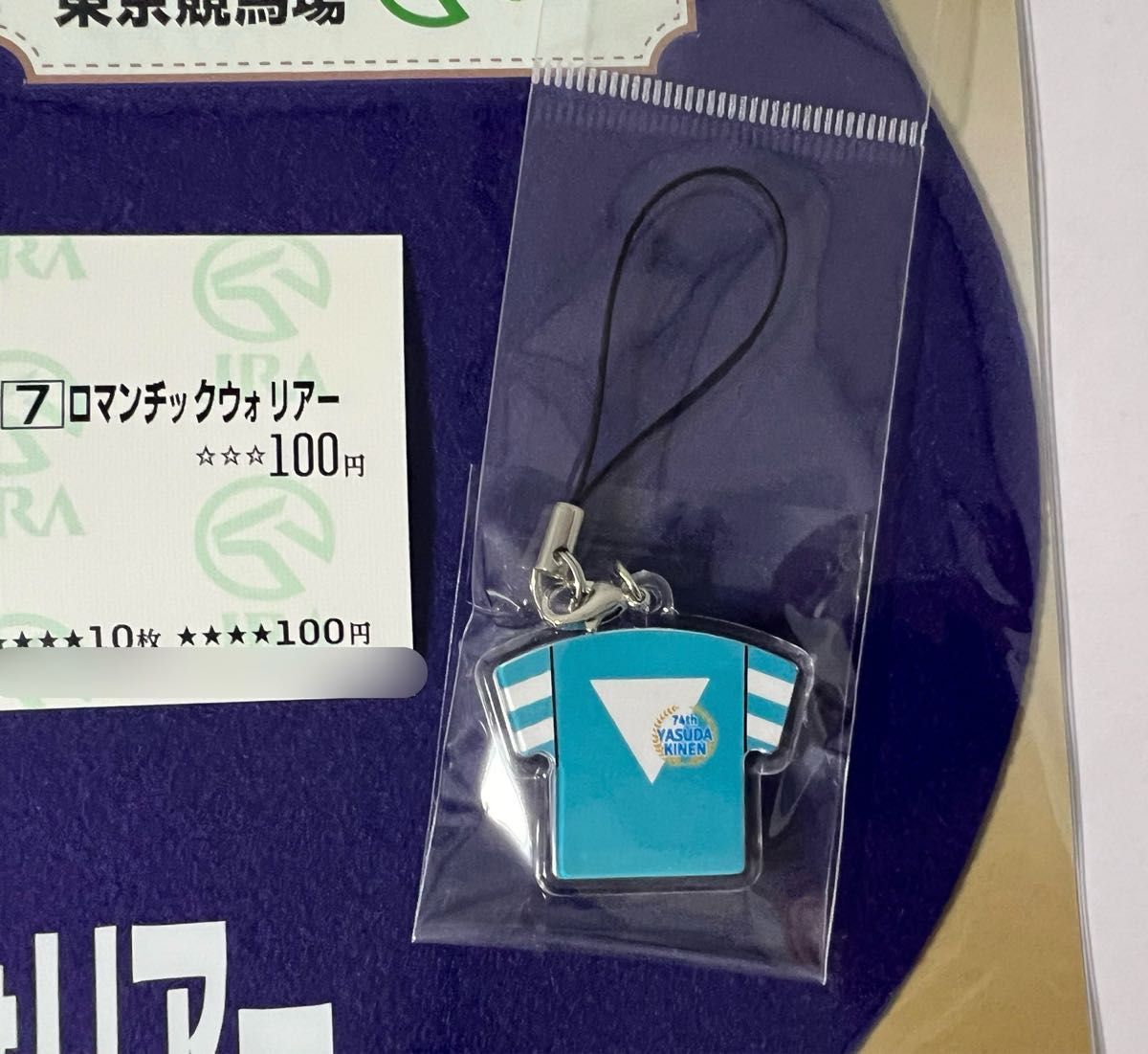 安田記念 ロマンチックウォリアー 現地単勝馬券 ミニゼッケン 安田記念 ロマンチックウォリアー 現地単勝馬券 ミニゼッケン