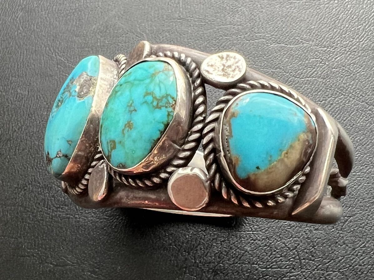 Navajo Old pawn ナバホ ターコイズリング インディアン Navajo Old pawn ナバホ ターコイズリング インディアン