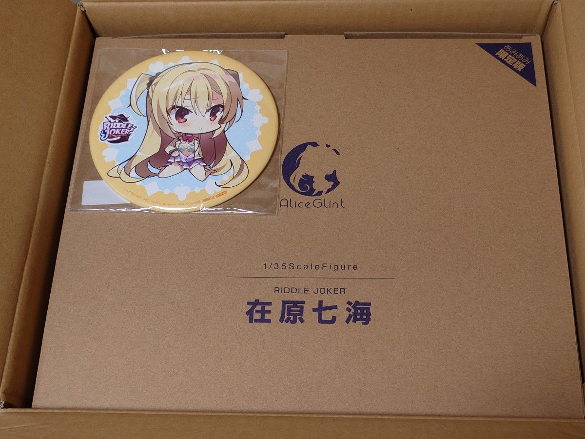 在原七海 1/3.5 完成品フィギュア あみあみ限定版缶バッチ付き 在原七海 1/3.5 完成品フィギュア あみあみ限定版缶バッチ付き