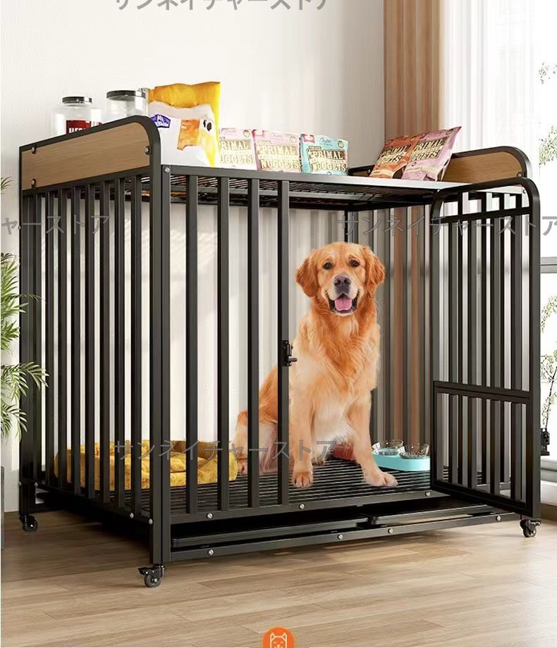 ペットケージ 屋根付き カゴ ドッグクレート 大型犬 中型犬 ペットケージ 屋根付き カゴ ドッグクレート 大型犬 中型犬