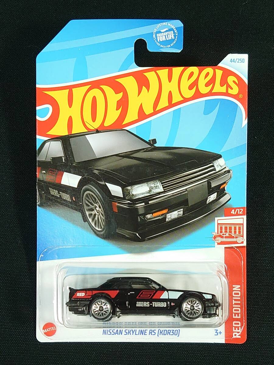 ★ホットウィール★国内販売なし TARGET Red Edition NISSAN SKYLINE RS (KDR30) 日産 スカイランRS R30 黒 HW HotWheels (送料290円~)