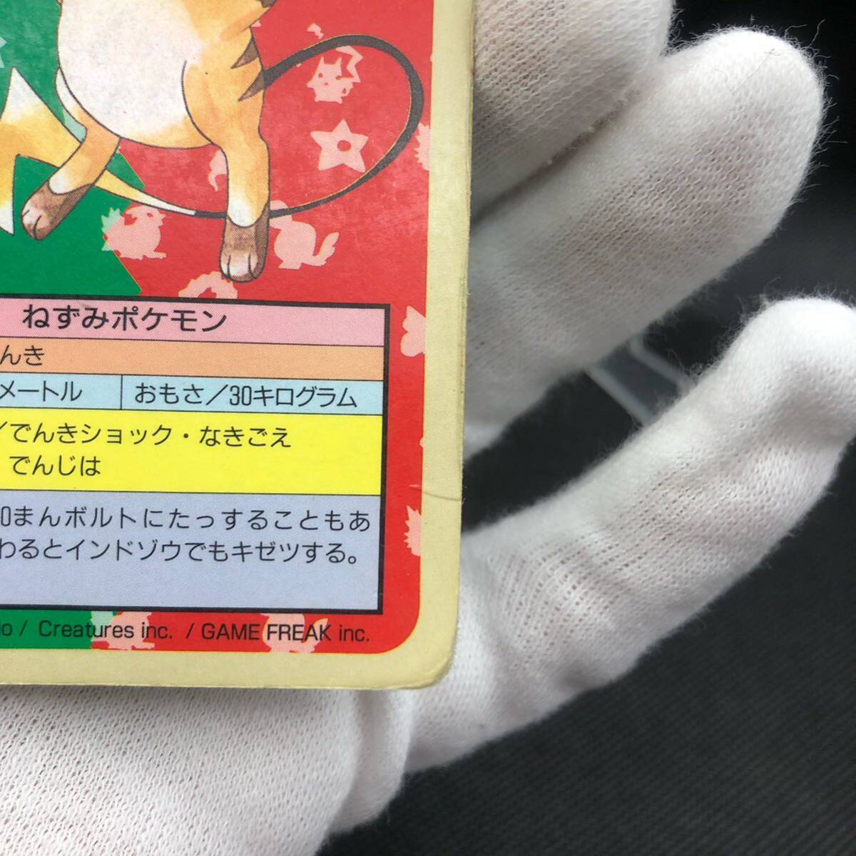 ポケモンカード トップサン エラー ライチュウ 裏面青 番号なし ポケモンカード トップサン エラー ライチュウ 裏面青 番号なし