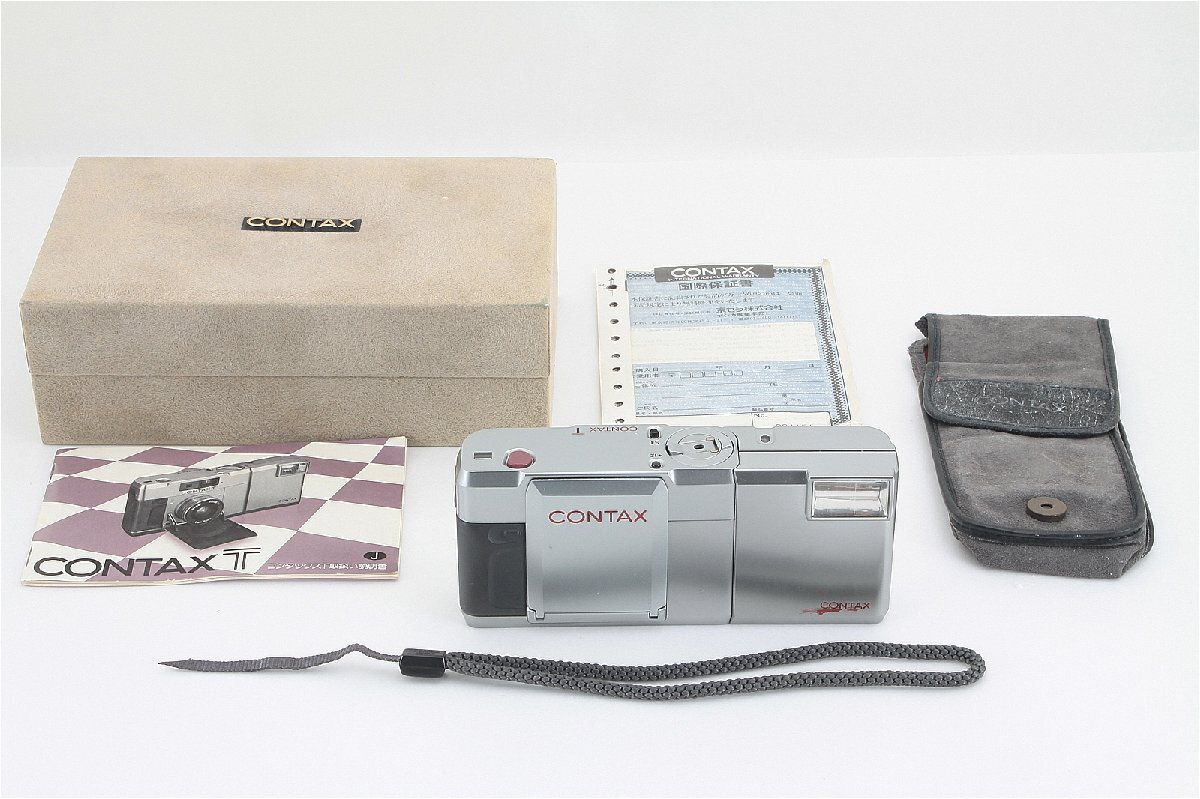 ◆難あり◆コンタックス CONTAX T/ T14 AUTOストロボ付 シルバー