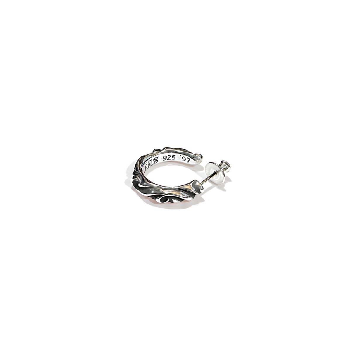CHROME HEARTS SV925 Scroll Hoop Earrings New n101723 | eBay CHROME HEARTS SV925 Scroll Hoop Earrings New n101723 | eBay