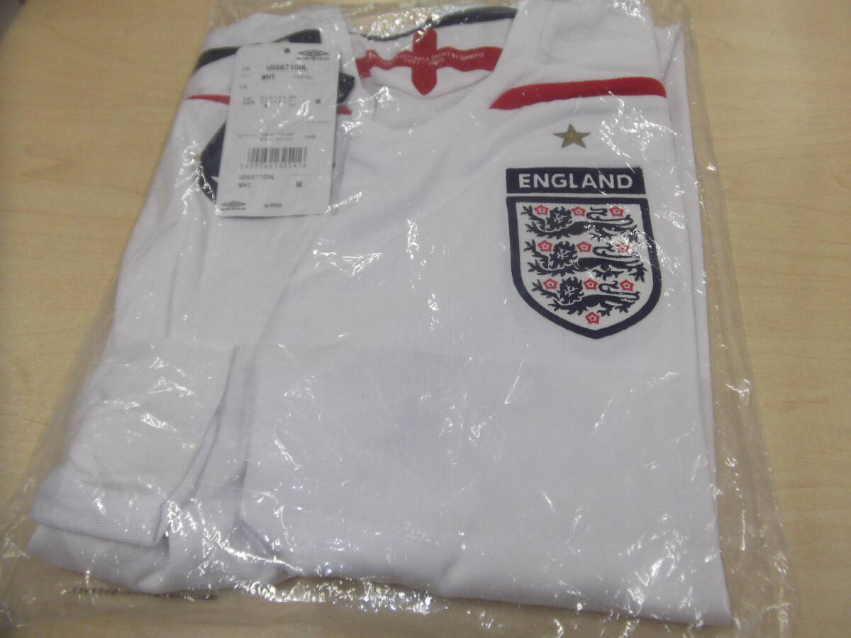 アンブロ　イングランド長袖ユニフォーム（Ｈ）2007年モデル　ＵＳサイズＭ　未使用_画像7