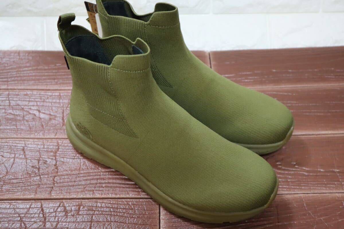 ノースフェイス　ベロシティ　ニット　ミリタリーオリーブ　27cm ザ・ノース・フェイスの防水シューズ「ベロシティ ニット ツー
