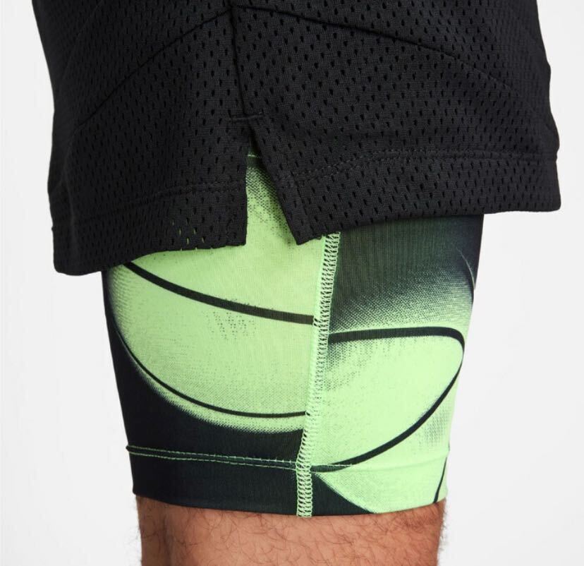 新品 XLサイズ　NIKE ナイキ　Dri-FIT2イン1_10cmバスケットボールショートパンツハーフパンツ　ジャモラント　JA