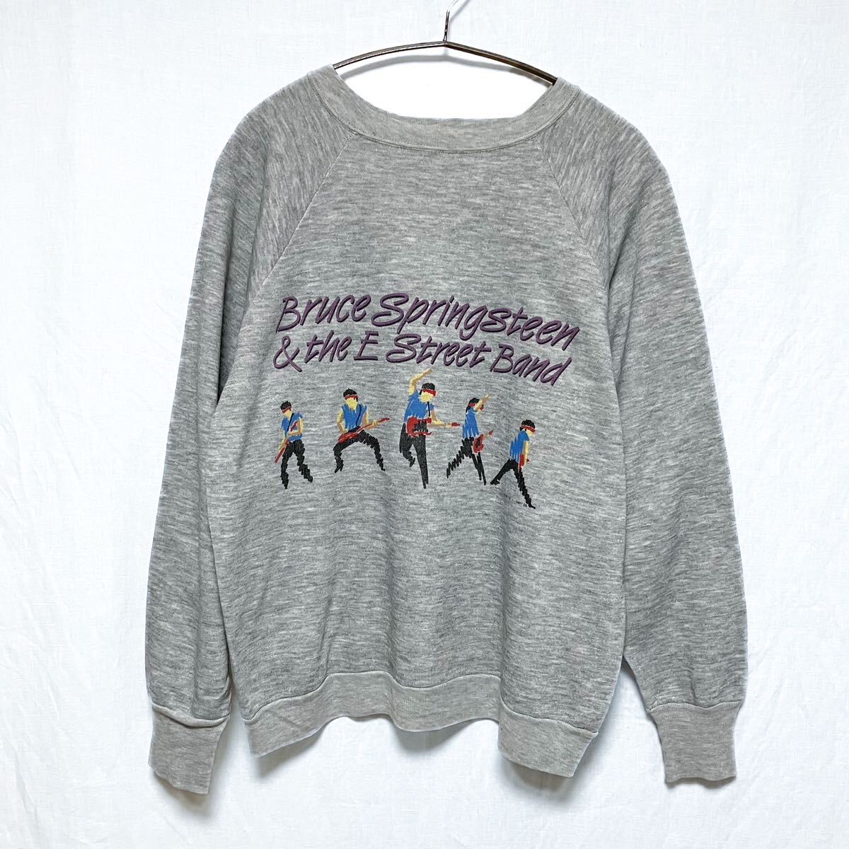 80s USA製 SIGNAL スウェット メンズ ギターヒーロー バンド エレキギター ハードロック霜降りグレー L