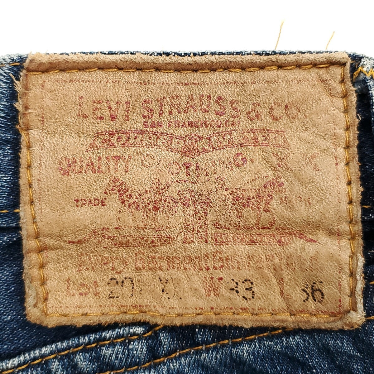 バレンシア製 W33 Levi's 201XX 555ビンテージ復刻ジーンズ バレンシア製 W33 Levi's 201XX 555ビンテージ復刻ジーンズ