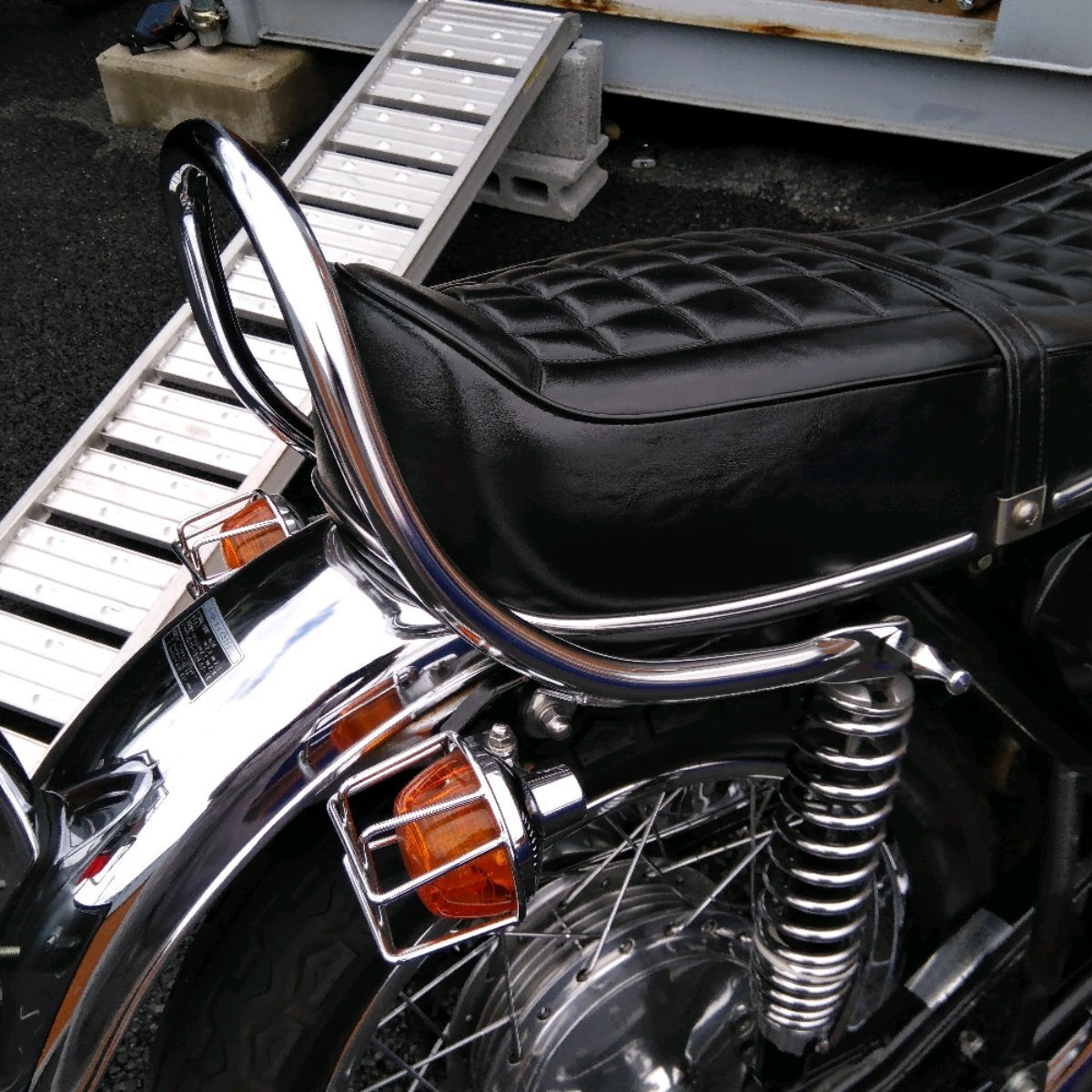即決 CB750FOUR タンデムバー クラブバー メッキ キャリア 新品 即決 CB750FOUR タンデムバー クラブバー メッキ キャリア 新品