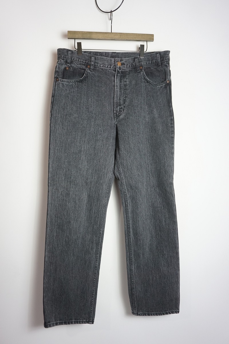 美品 23AW UNUSED アンユーズド 14oz denim five pockets pants デニム 5ポケット パンツ トラウザー UW1112 灰 サイズ4 本物 827O▲