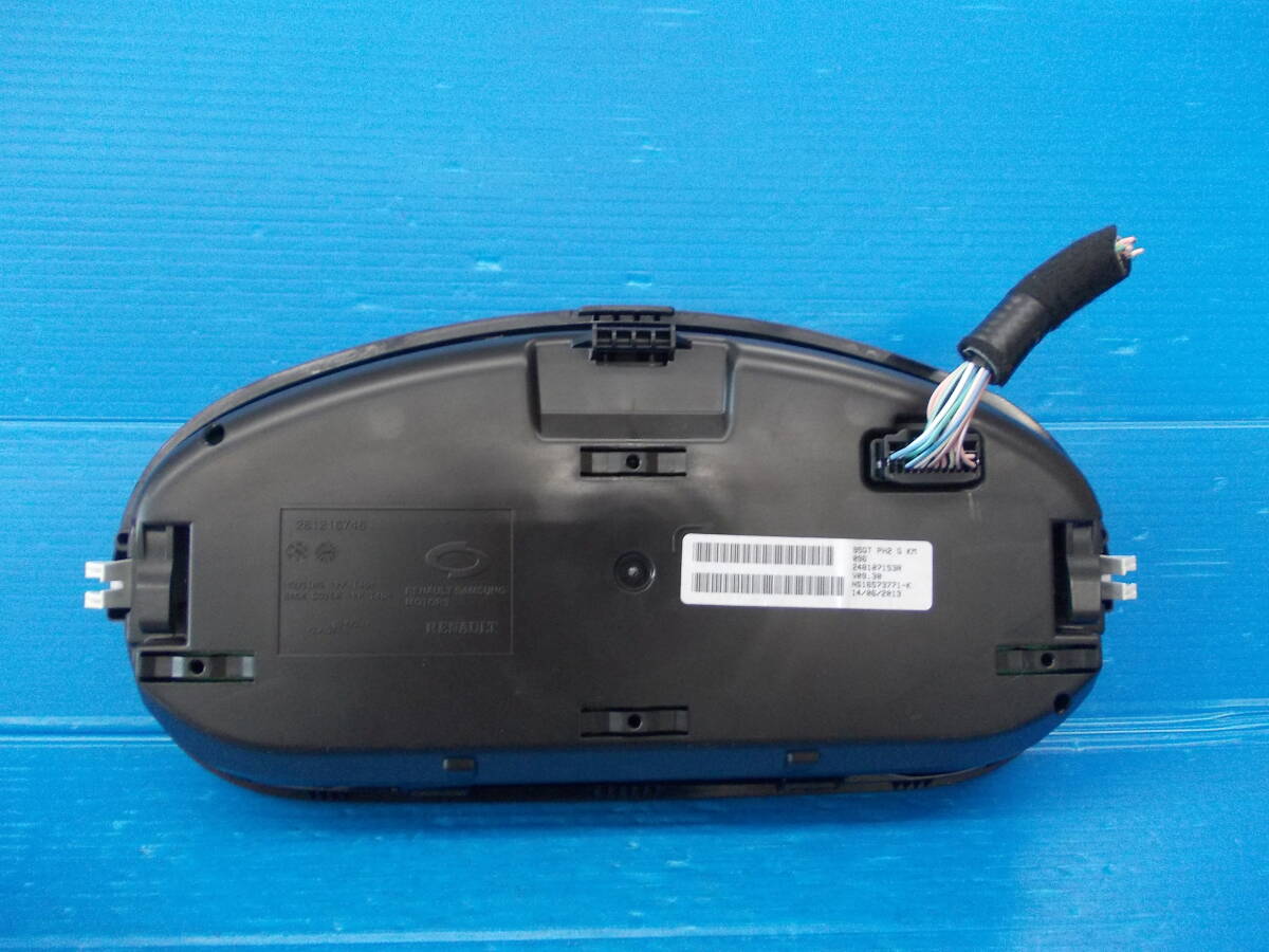 KZF4R/メガーヌ　スピードメーター　MT車　グレード/2.0GT　走行距離：31，989㎞　現(xiàn)物品番：248107153R　NS7771-K
