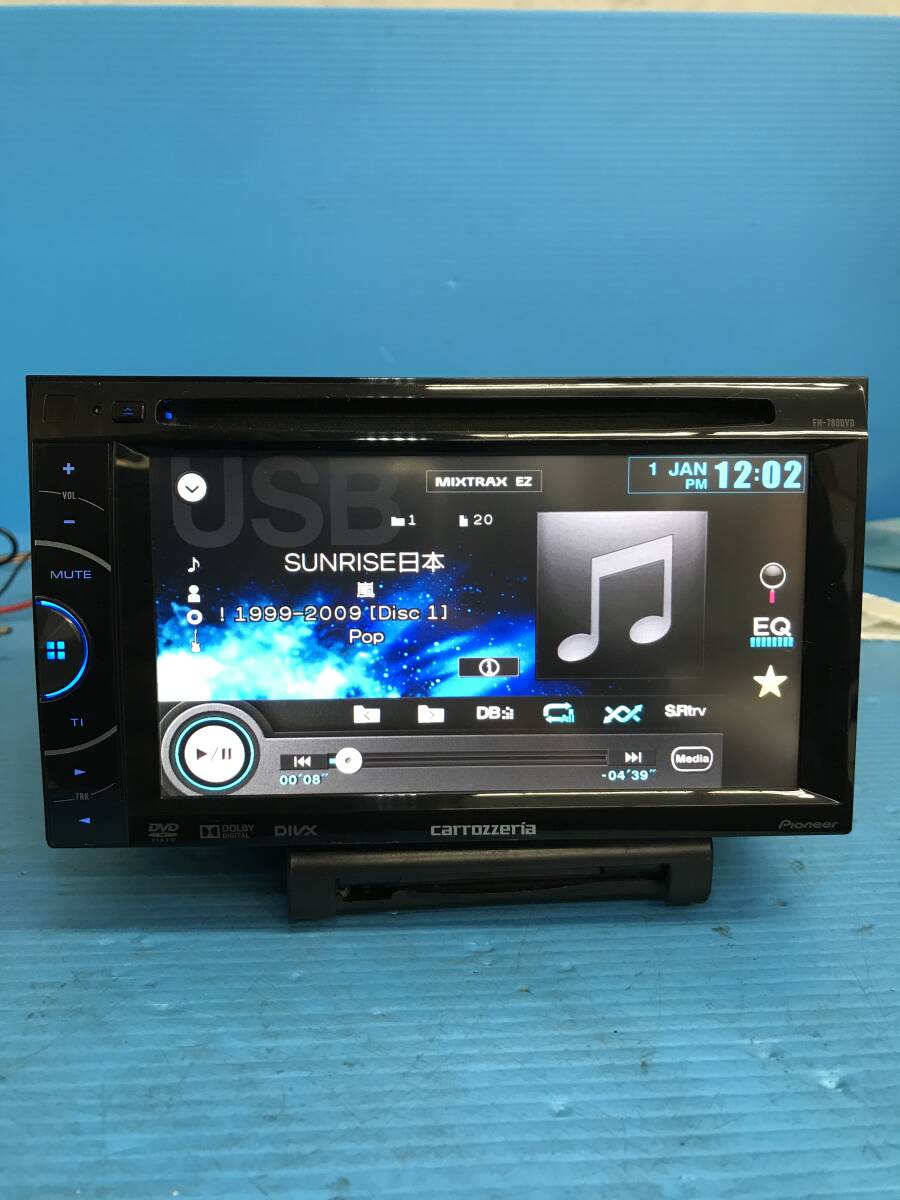 ジャンク　カロッツェリア　DVDプレーヤー　AVIC-780DVD DVD/CD/ipod/USB