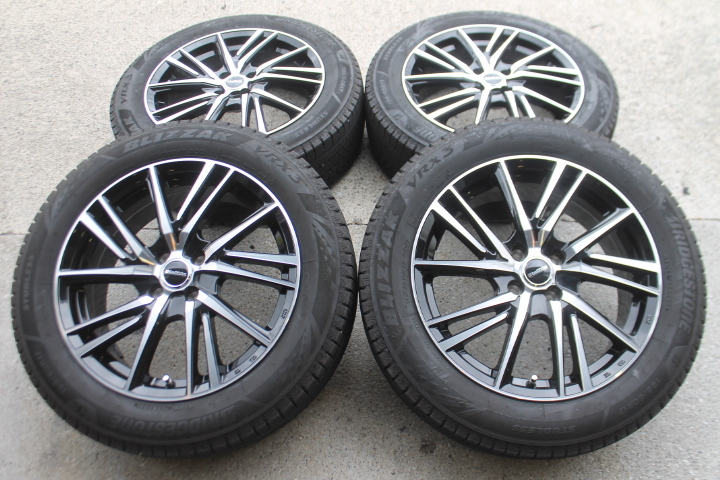 ブリヂストン ブリザック VRX3 195/60R17 90Q ラフィット LW-06 6.5J-17 +45 4H-100 ４本 ライズ ロッキー