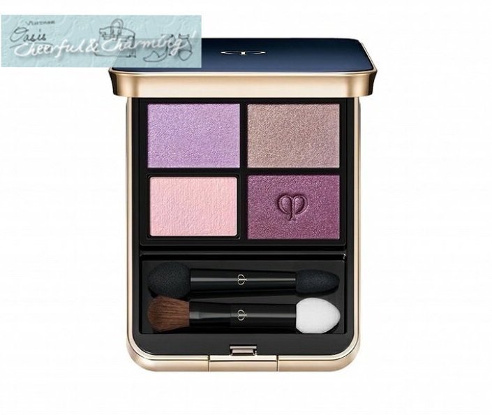 未使用 cle de peau BEAUTE オンブルクルールクアドリ 12パープルオーシャントワイライト ケース付