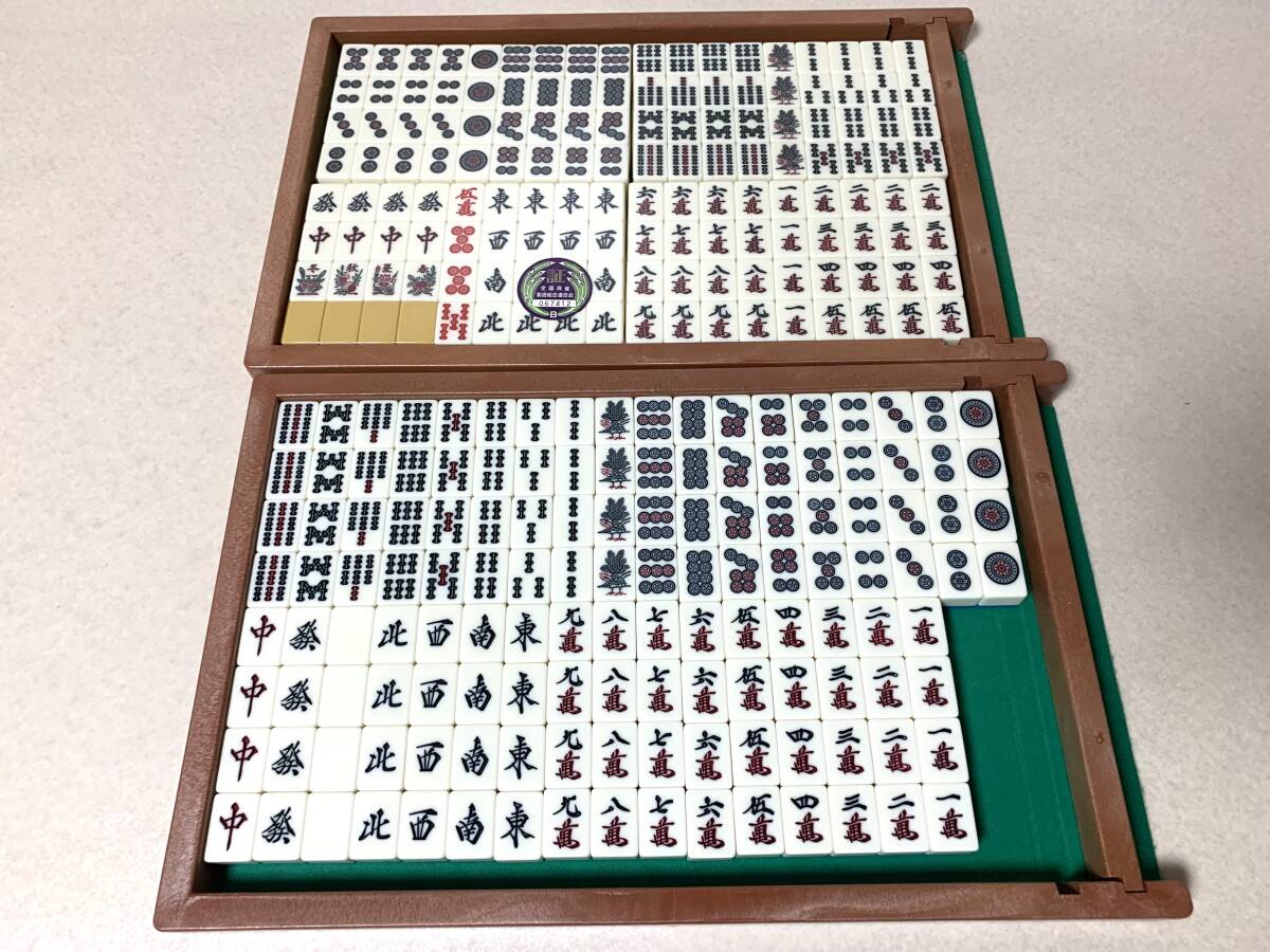 雀酔 全自動麻雀卓専用牌 1セット2組入 麻雀牌 中古 雀酔 全自動麻雀卓専用牌 1セット2組入 麻雀牌 中古