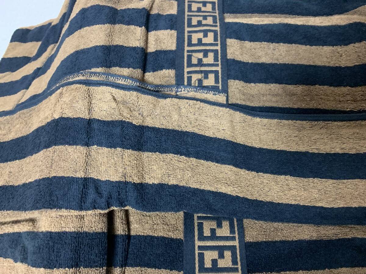 FENDI フェンディ タオルケット 140x200cm 綿100% 日本製 大津 FENDI フェンディ タオルケット 140x200cm 綿100% 日本製 大津