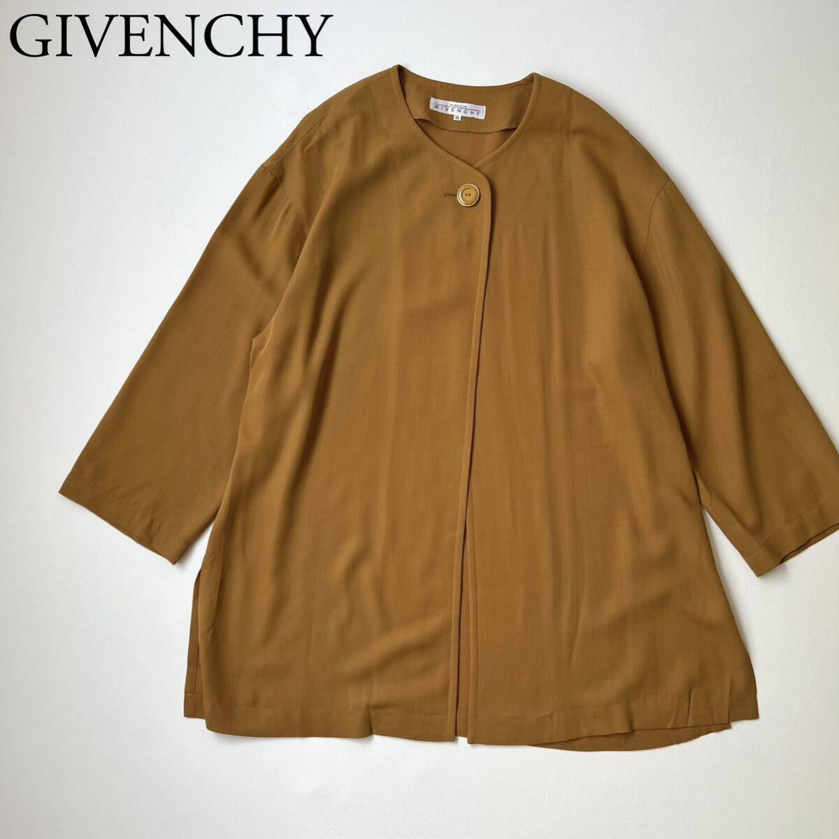 好評 GIVENCHY 美品 ジバンシィ ノー ジバンシーノーカラージャケット ジャケット・アウター