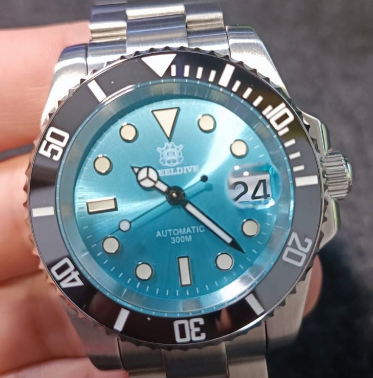 独特の上品 DIVE STEEL STEELDIVE オマージュ スティールダイブ 3針（時、分、秒）