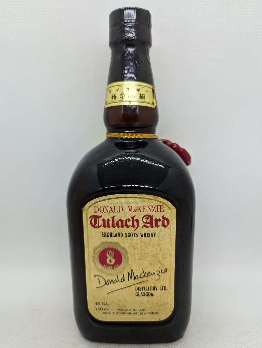 オールドボトル】Donald MacKenzie 8y Culach Aro 特級従価 オールドボトル】Donald MacKenzie 8y Culach Aro 特級従価