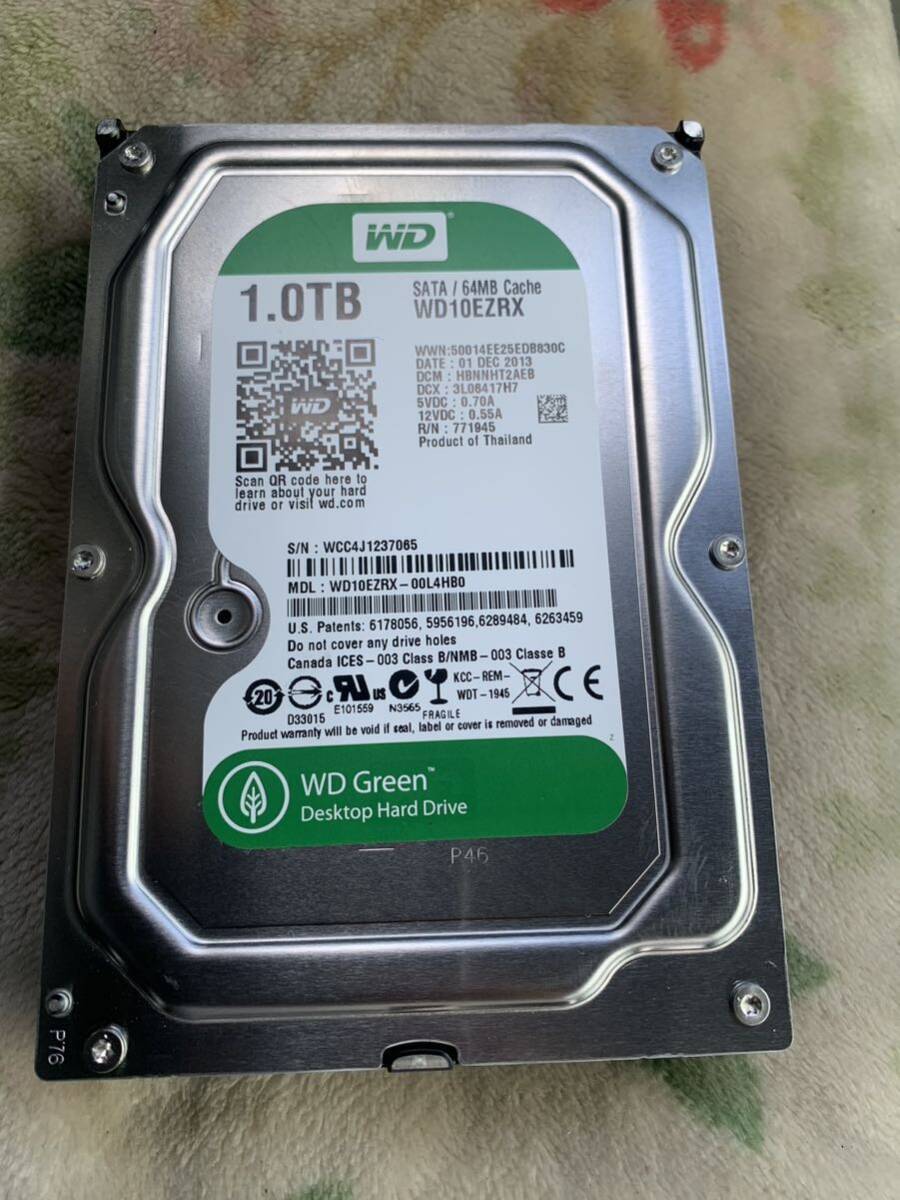 WD SATA 3.5インチHDD 1000GB 1TB 【WD10EZRX】