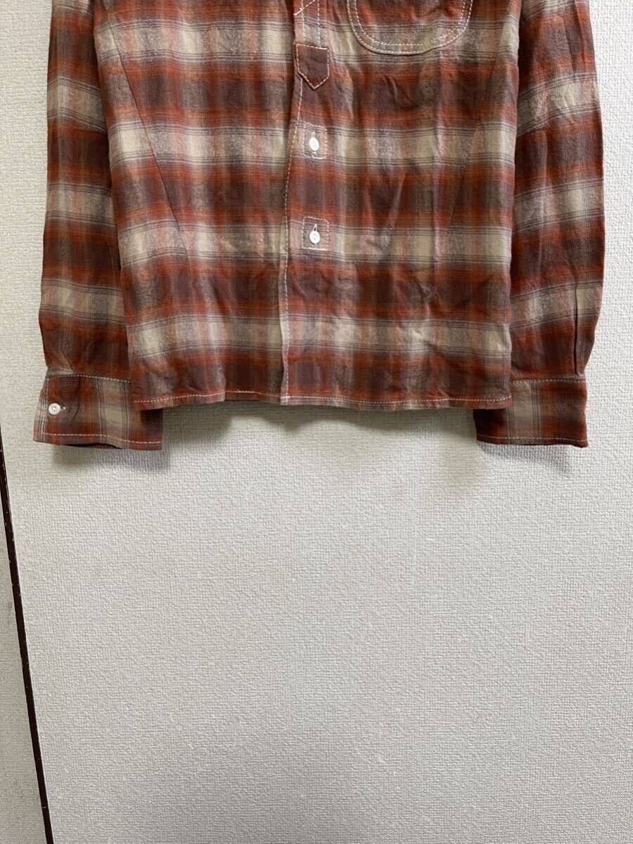 [ быстрое решение ][ letter pack почтовый сервис плюс соответствует ] NUMBER NINE Number Nine RAYON CHECK SHIRTS искусственный шелк проверка рубашка длинный рукав быстрое решение кто раньше, тот побеждает 