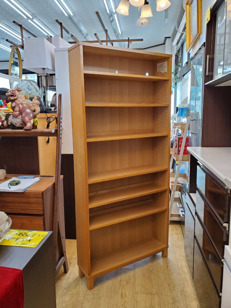 無印良品 MUJI オーク材 薄型ラック 7段 ブックシェルフ ワイド大 本棚 収納 ナチュラル(無印良品)｜売買されたオークション情報、yahooの商品情報をアーカイブ公開  - オークファン 無印良品